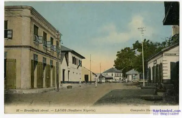 Photos : This Is How A Street In Lagos Looked Like In 1910